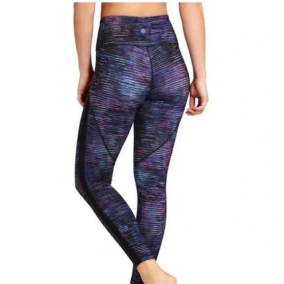 Athleta Leggings‎ Size Small Interstellar High-Rise Mesh Chaturanga Tight 7/8 - Picture 7 of 11